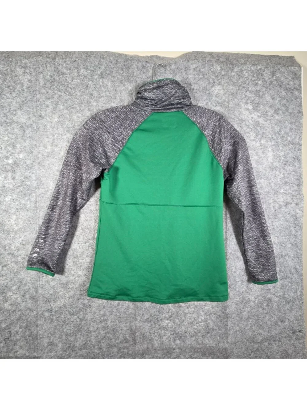 Under Armour Notre Dame Fighting Irish 1/4 Zip Pullover Green Size L - Picture 6 of 9